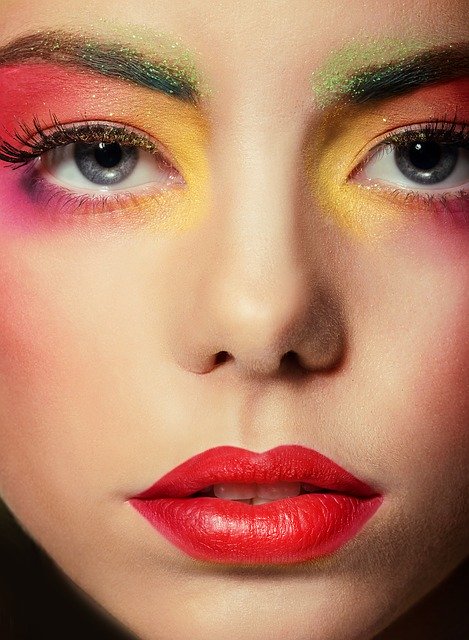 makeup, woman, person