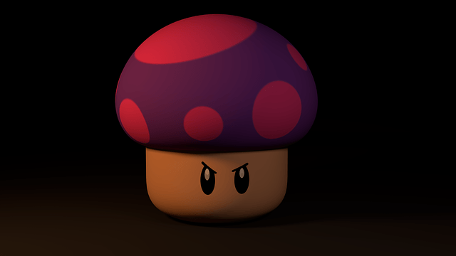 mario, mushroom, video game