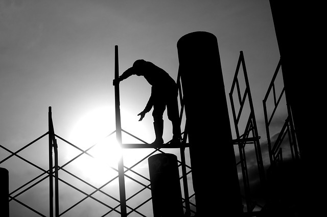 construction, worker, concrete