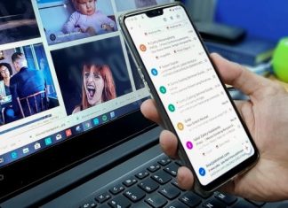 How to Use A/B Testing to Improve Your Email Open and Click Rates person using smartphone and laptop computer