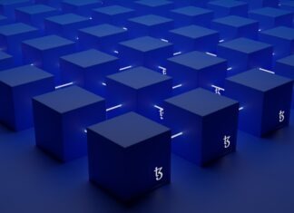 The Best Blockchain Investment Fund for Cryptocurrency Lovers a group of blue cubes with numbers on them