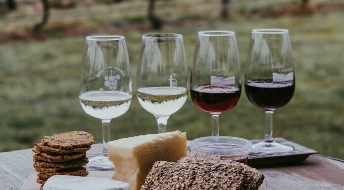 Exploring The Finest Vintages: Unforgettable Wine Tours Australia bread and bread on brown wooden chopping board