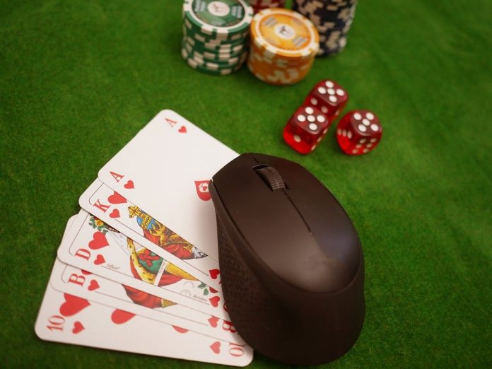 Online Poker, Cards, Chips, Cube, Poker, Play, Gambling