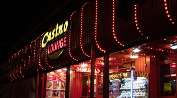 Mastering the Game: A Player’s Guide to Identifying Trustworthy Casinos a lit up store front at night with a lot of lights