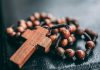 Faith, Tradition And Community In Catholic Life beaded brown rosary
