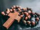 Faith, Tradition And Community In Catholic Life beaded brown rosary