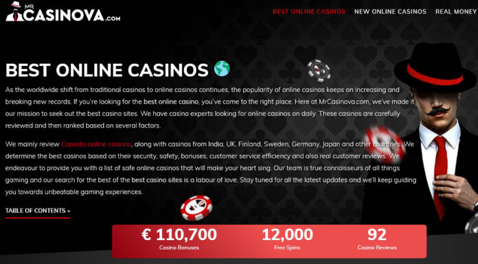 MrCasinova for Finnish Players