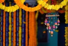 5 North East Indian festivals You Need to be a Part of At Least Once yellow and red hanging decors