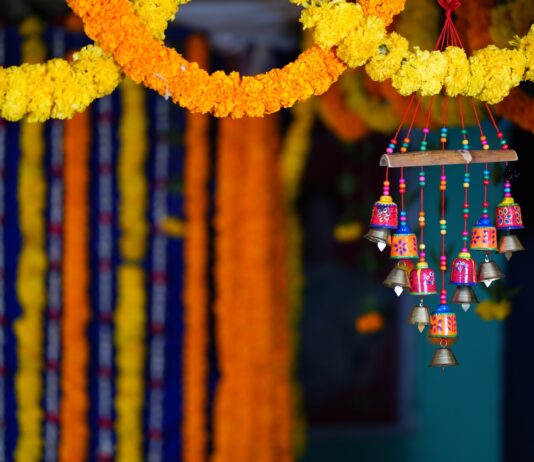 5 North East Indian festivals You Need to be a Part of At Least Once yellow and red hanging decors