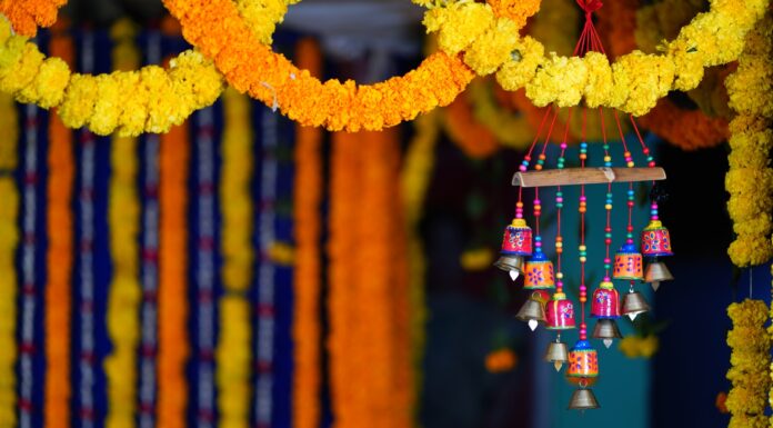 5 North East Indian festivals You Need to be a Part of At Least Once yellow and red hanging decors