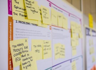 Best Project Management Tools for Your business to Flourish printed sticky notes glued on board